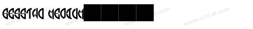 GESSTwo medium字体转换
